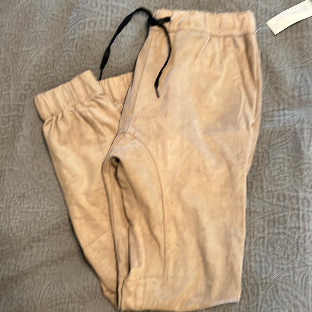pacsun mens kaiki faux suede jogger